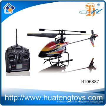 Volante rc helicóptero aleación modelo 4 ch 2.4G teledirigido rc helicóptero juguete